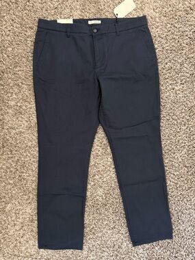 Men's Navy Chino Pants - Hawker Rye